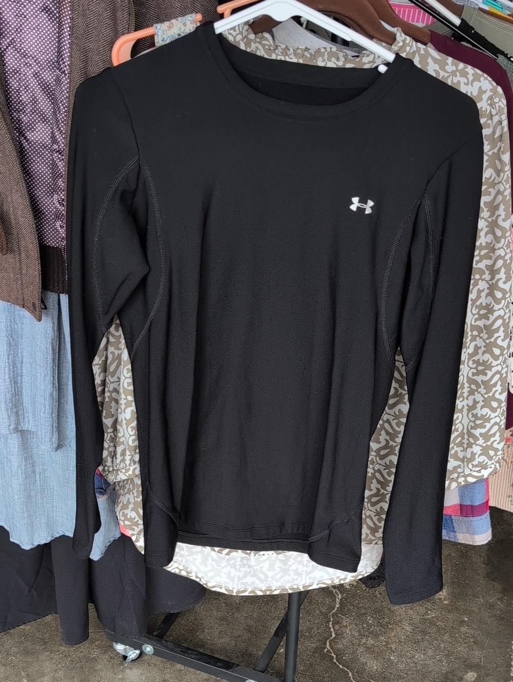 Under Armour Black Long Sleeve Compression Top